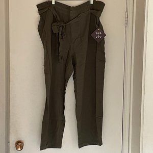 Ava & Viv Olive Pants